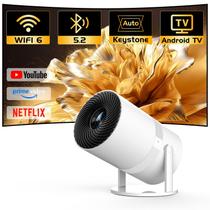 Mini Projetor Inteligente PANSEBA 270 WiFi 6 & Bluetooth - Ajustável