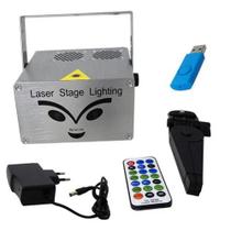 Mini Projetor Laser Portátil Holográfico Tripé
