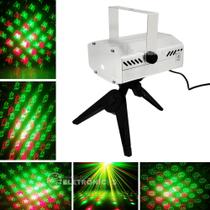 Mini Projetor Laser Projetor Holográfico Led Strobo Pisca Estrela LK173B6B