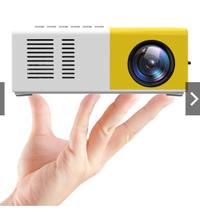 mini projetor led home midia player audio - wrc