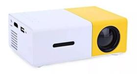 Mini Projetor Led Yg-300 Portátil Full Hd 600 Lumens Usb Hdm