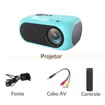 Mini Projetor M-24 1200 Suporte Full HD 1080P Portátil Vídeo LED - Athlanta