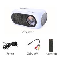 Mini Projetor M-24 1200 Suporte Full HD 1080P Portátil Vídeo LED - Athlanta