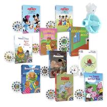 Mini projetor Moonlite Storytime com 10 histórias clássicas para crianças Mini projetor Moonlite Storytime com 10 histórias clássicas para crianças