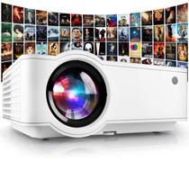 Mini projetor PONER SAUND 2024, suporte 1080P atualizado, 60W