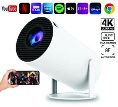 Mini Projetor Portátil 4k Android Full Hd Smart Wifi Cinema Home Hy300 Android 11 WiFi 5G Bluetooth HDMI