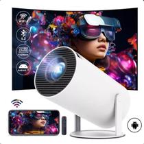 Mini Projetor Portátil 4k Android Full Hd Smart Wifi Cinema leve e compacto