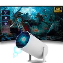 Mini Projetor Portatil, 5G,Wifi,Android 11,8000 Lumens-Hy300