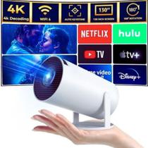 Mini Projetor Portátil Android 11.0 BT HDMI Wi-Fi - Durawell