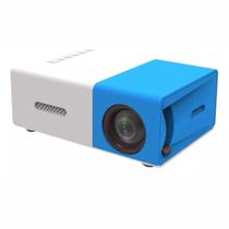 Mini Projetor Portátil Azul Laser/LED com Alto-Falante