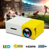 Mini Projetor Portátil Cinema Led 1080P 600 Lumens Hdmi - Desert Ecom