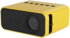 Mini Projetor Portátil Cinema Led Hd Espelhamento Amarelo