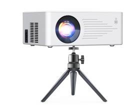 Mini Projetor Portátil TMY 1080P HD com Tripé - Compatível com iPhone