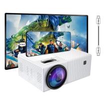 Mini Projetor Portátil X35 LED HD 1080p HDMI/USB/AV, Bivolt, Multimídia Compacto, Cinema em Casa