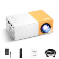 Mini projetor PVO portátil LED Pico 1080P para crianças 170"