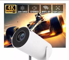 Mini Projetor wifi HD 4K android bluetooth 5 smart bivolt 110v/220v Camping Sala de Estar Escola Trabalho Hy300