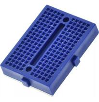 Mini Protoboard 170 Pontos - Azul