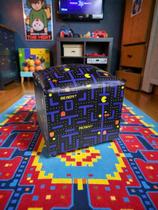 Mini Puff Banqueta Quadrado Fofo Cubo Decorativo material sintético