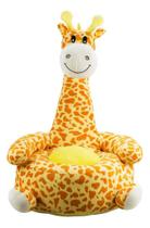 Mini Puff Girafa Em Pelúcia Animais Do Safari 64X43 Cm Cor A