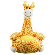 Mini Puff Poltrona Em Forma De Girafa - Pelúcia