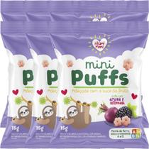 MINI PUFFS AMORA E BETERRABA 24x15g - NHAMI MAMI MINI PUFFS AMORA E BETERRABA 24x15g - NHAMI MAMI