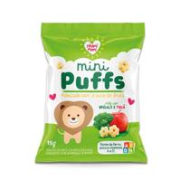 MINI PUFFS BRÓCOLIS E MAÇÃ 15g - NHAMI MAMI MINI PUFFS BRÓCOLIS E MAÇÃ 15g - NHAMI MAMI