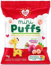 Mini Puffs Snack P/Criança Beterraba/Morango 15G Nhamimami