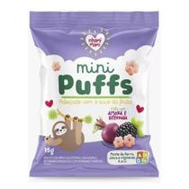 Mini Puffs Snack Pcrianças Amora E Beterraba 6X15G Nhamimami
