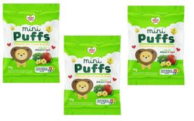 Mini Puffs Snacks Brócolis E Maçã Nhami Mami 3un X 15g Mini Puffs Snacks Brócolis E Maçã Nhami Mami 3un X 15g