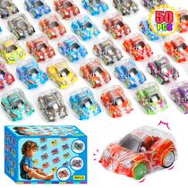 Mini Pull Back Cars Worgree 50 peças de brinquedos de corrida para crianças