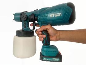 Mini Pulverizador de Tinta com Compressor e 2 Baterias Pintura Rápida e Sem Fio Mini Pulverizador de Tinta com Compressor e 2 Baterias Pintura Rápida e Sem Fio