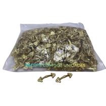 Mini Puxador Curvo Clássico 5cm Pacote 500 Unidades para Caixa, Gaveta e Artesanato