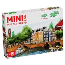 Mini Puzzle 500 peças Amsterdam - Grow