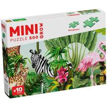 Mini Puzzle 500 Peças Selva Encantada