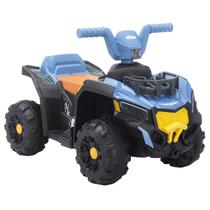 Mini Quadriciclo Azul Infantil Elétrico 6v Adventure Com Luz E Som Menino