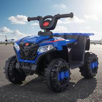 Mini Quadriciclo Elétrico 6 volts Infantil Som Luz e Música 30 Kilos