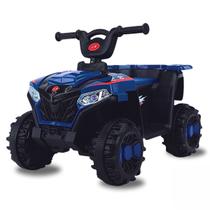 Mini Quadriciclo Elétrico 6v Infantil Duas Marchas Azul