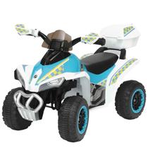 Mini Quadriciclo Eletrico Infantil 6V Branco Bw129Br