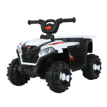 Mini Quadriciclo Elétrico Infantil ATV 6v Bivolt Branco Zippy Toys