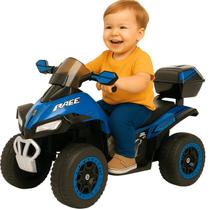 Mini Quadriciclo Eletrico Infantil Importway Azul 6V Mini Quadriciclo Eletrico Infantil Importway Azul 6V