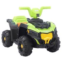 Mini Quadriciclo Elétrico Verde Menino 6v Infantil Bateria Com Luzes E Sons Adventure