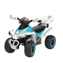 Mini Quadriciclo Infantil Moto Elétrica C/ Luz e Som Branca - Importway