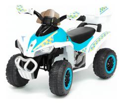 Mini Quadriciclo Moto Elétrica Criança Infantil Bateria 6V Luz Som Bivolt Bw129vm