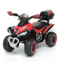 Mini Quadriciclo Moto Elétrica Criança Infantil Bateria 6V Luz Som Bivolt - Importway