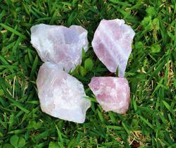 Mini Quartzo Rosa Pedra Bruta Mini Quartzo Rosa Pedra Bruta