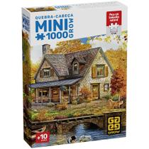 Mini Quebra-cabeça 1000 peças Cores de Outono