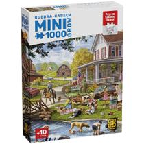 Mini Quebra-cabeça 1000 peças Domingo na Fazenda Mini Quebra-cabeça 1000 peças Domingo na Fazenda