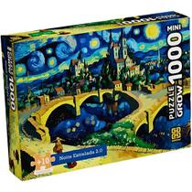 Mini Quebra Cabeça 1000 Peças Noite Estrelada 2.0 Grow
