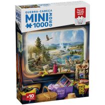 Mini Quebra-cabeça 1000 peças Passeio de Trem Mini Quebra-cabeça 1000 peças Passeio de Trem