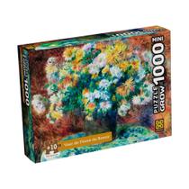 Mini Quebra-cabeça 1000 peças Vaso de Flores de Renoir Grow - 04609 Mini Quebra-cabeça 1000 peças Vaso de Flores de Renoir Grow - 04609